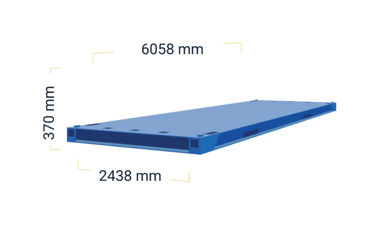 Морские перевозки Platforma container