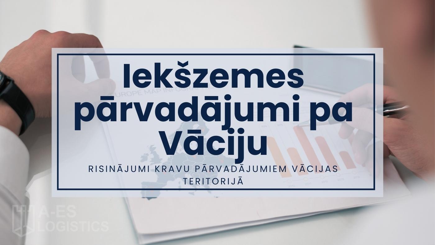 Iekšzemes pārvadājumi pa Vāciju