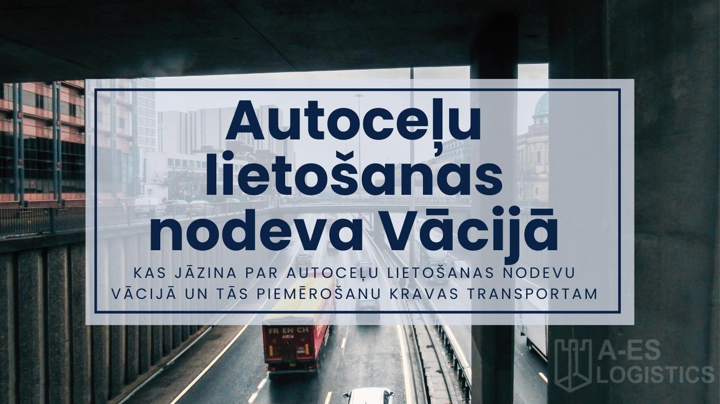 Autoceļu lietošanas nodeva Vācijā