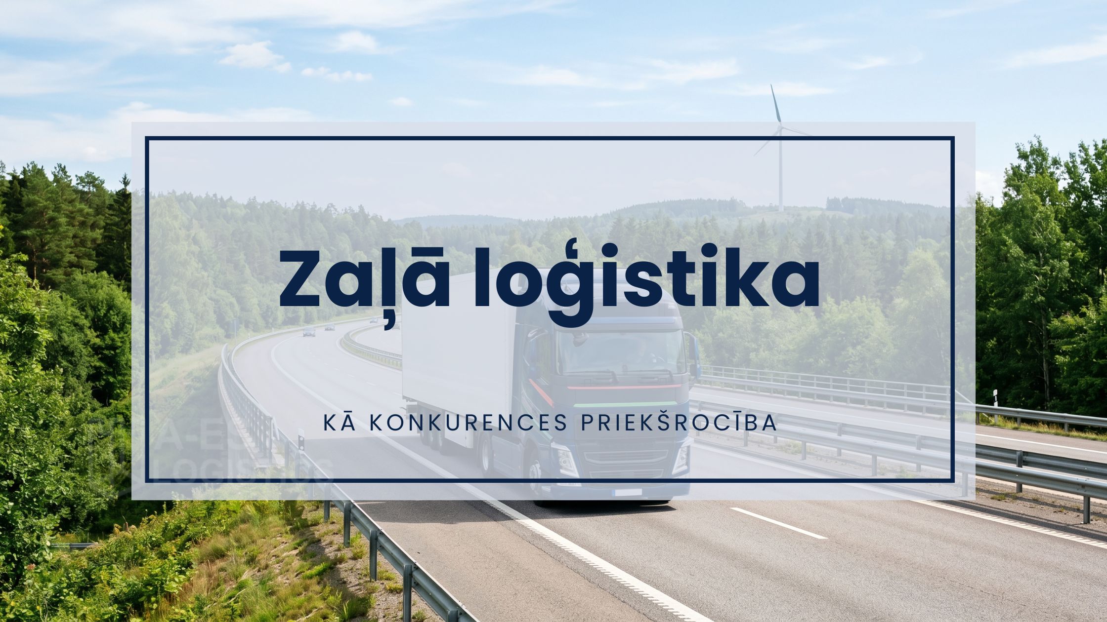 zaļā loģistika